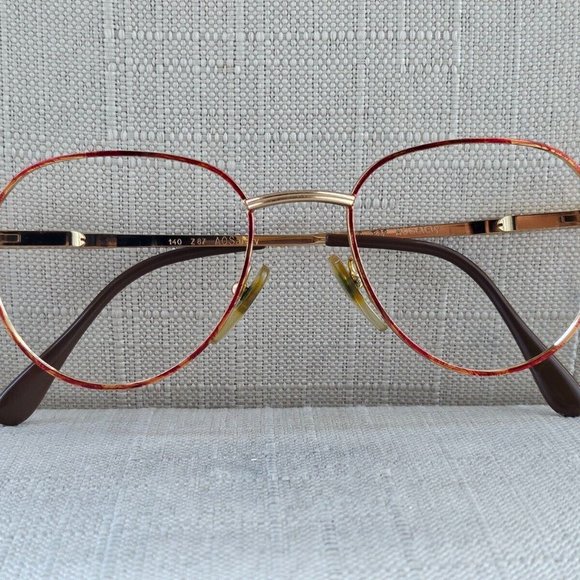 AO Vintage Eyeglasses Frame Gold Tone Metal Glasses +Z87 51[]19 140 Unisex Frame